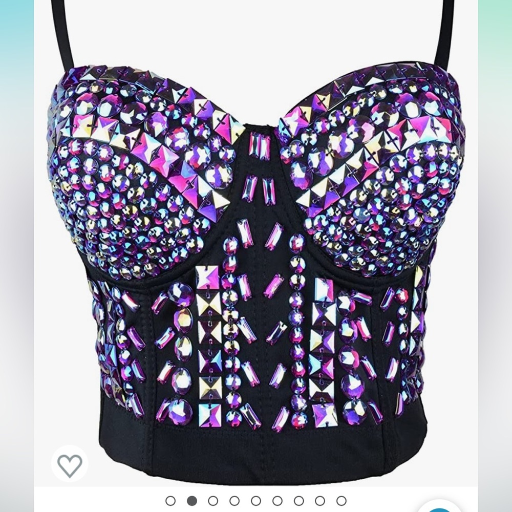 Jeweled Corset Top